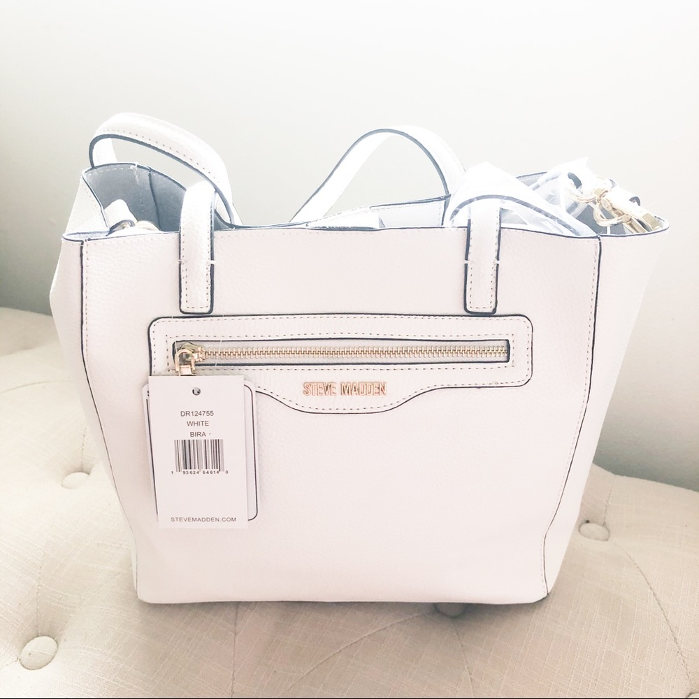FLASH SALE • White Steve Madden Purse